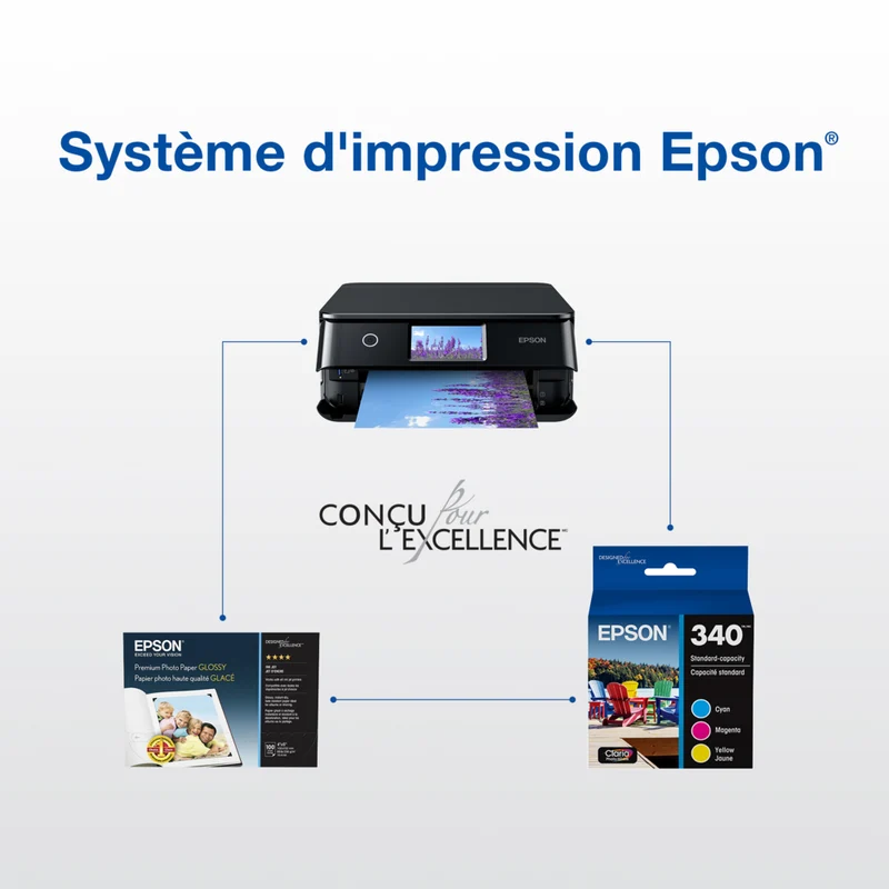 Epson - Cartouche d'encre 340 Claria Photo HD - Haute capacité - Magenta