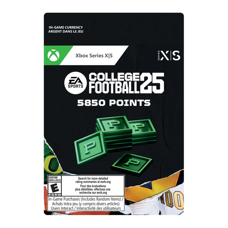 College Football 25: 5850 Points [Digital Code]