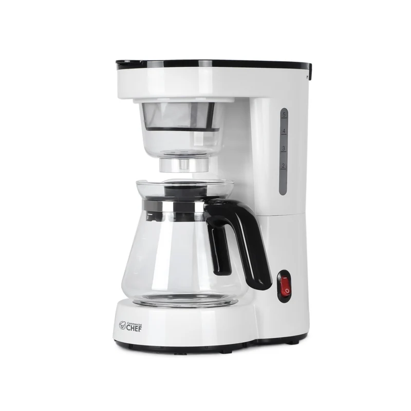 Commercial Chef - Cafetière filtre 5 tasses avec filtre verseur