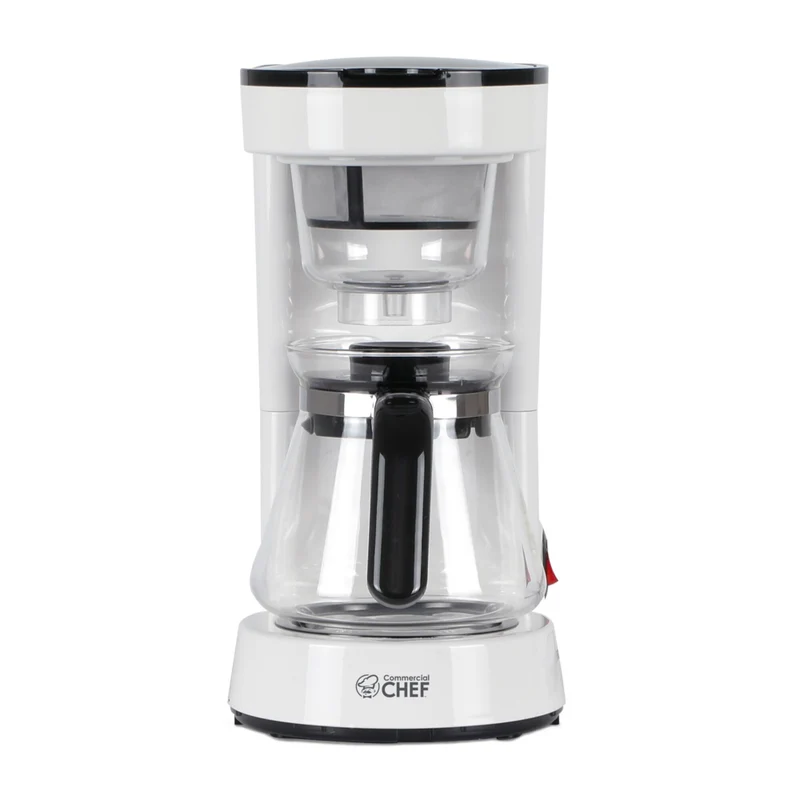 Commercial Chef - Cafetière filtre 5 tasses avec filtre verseur