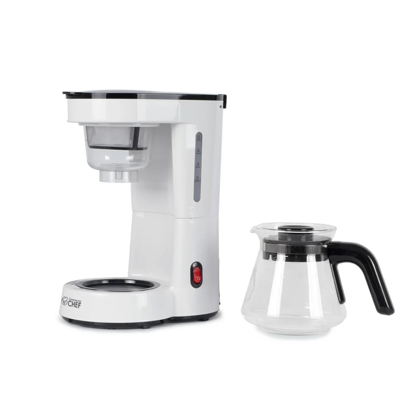 Commercial Chef - Cafetière filtre 5 tasses avec filtre verseur
