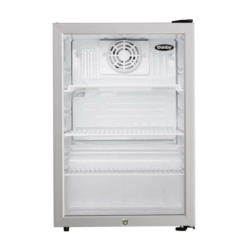 Danby - 2.6 cu. Réfrigérateur compact à porte vitrée - platine