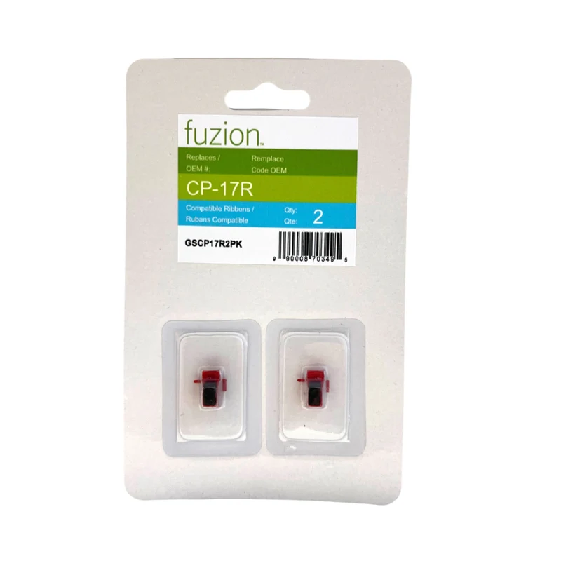 fuzion Canon CP-17R Compatible Ink Roller 2 pack - Red