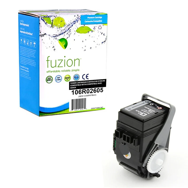 fuzion - Xerox 106R02605 Cartouche de toner compatible - Rendement standard - Noir