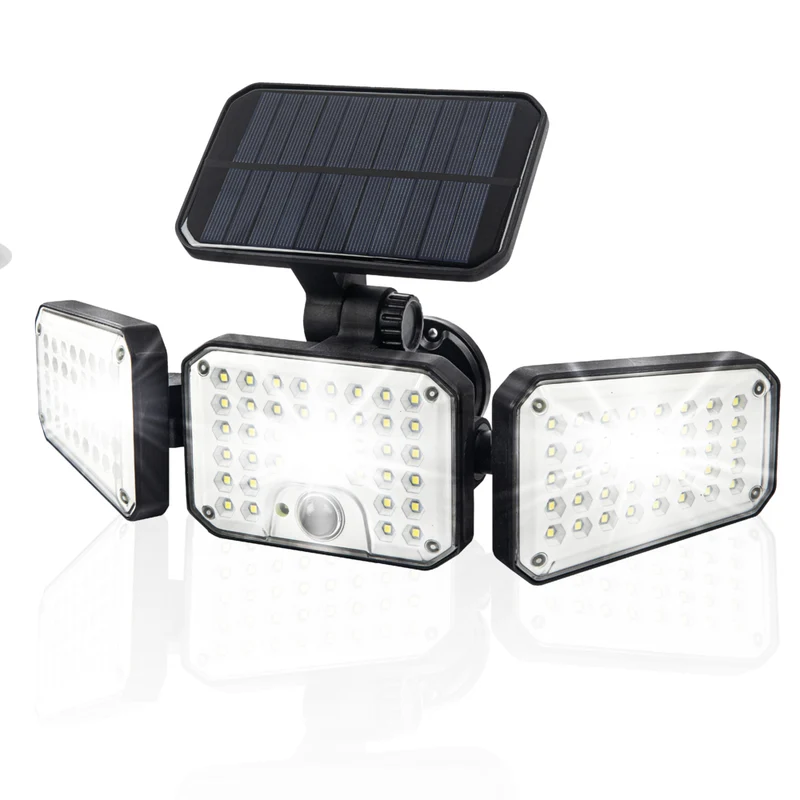 Bell+Howell Bionic Floodlight Solar Powered Motion Activated Light - 500 Lumen - Black