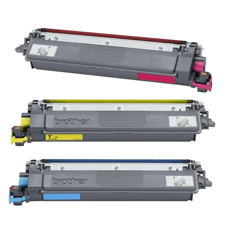 Ecotone - Brother TN229XL Remanufacturé - Rendement Élevé - Cyan/Magenta/Jaune - Paquet de 3