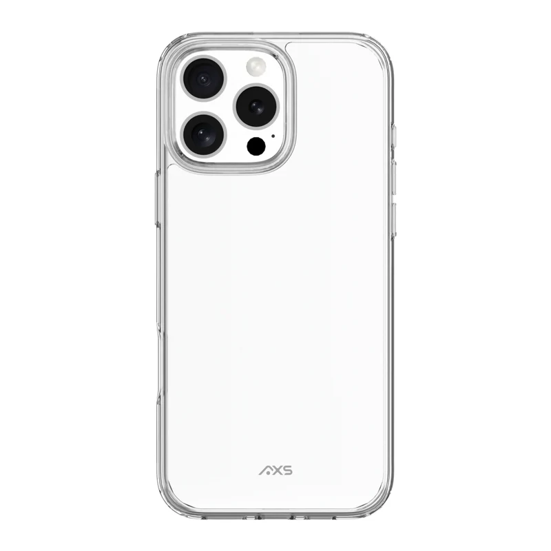 AXS - ULTRA CLEAR étui testé contre les chutes pour Apple iPhone 16 Pro Max - Transparent