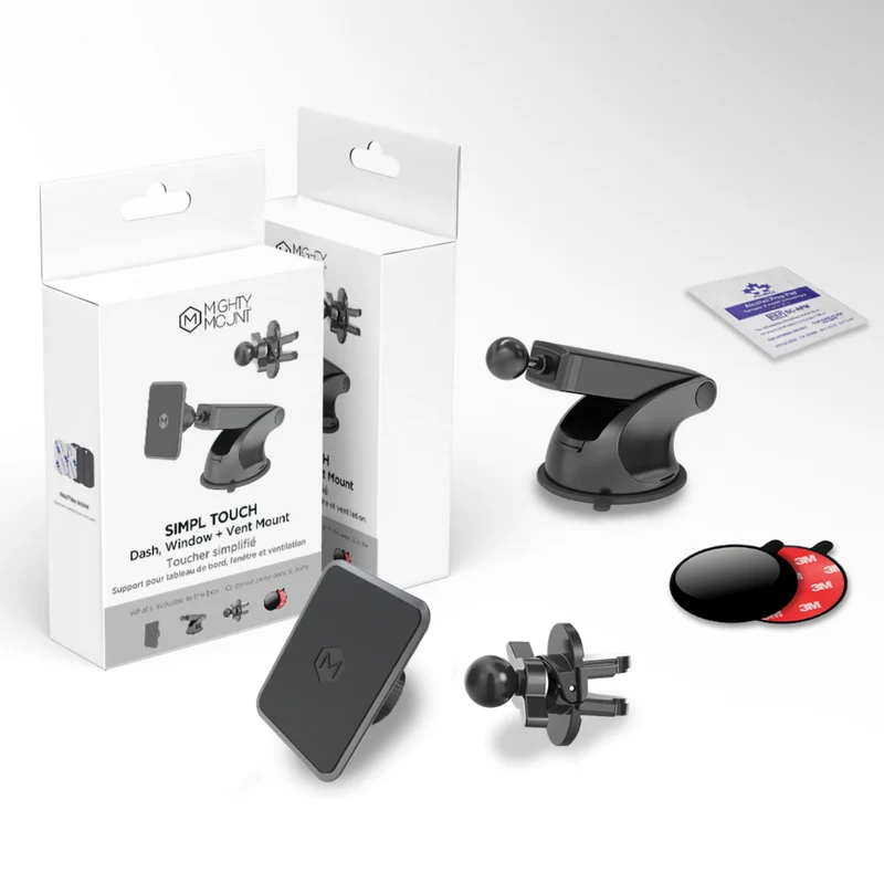 Mighty Mount Simpl Touch Magnetic 2 in 1 Dash & Vent Mount
