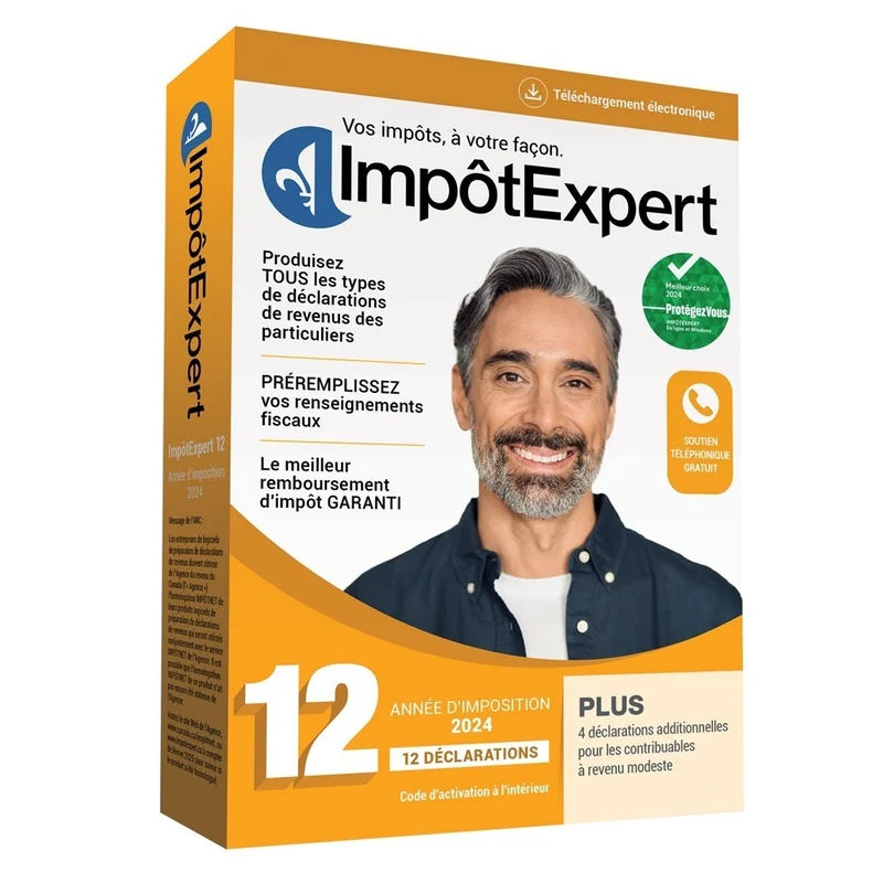 ImpôtExpert 12, année d'imposition 2024