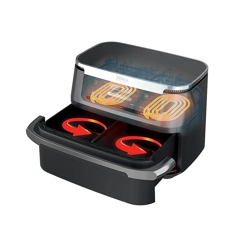 Ninja Foodi DualZone FlexBasket Air Fryer with 7-qt MegaZone