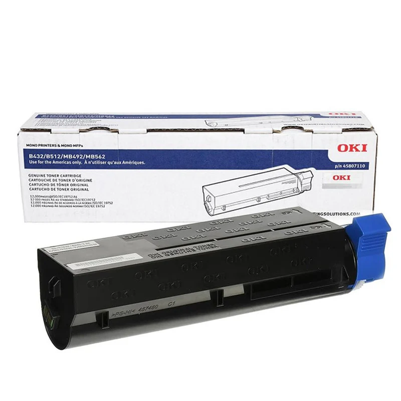 Okidata 45807110 B432/512 OEM Toner - Standard Yield - Black