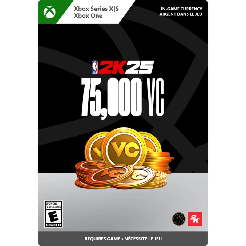 NBA 2K25: 75,000 VC for Xbox Series X [Digital Download]