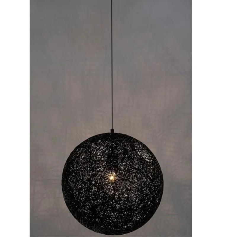 Plata Import - Lampe à suspension en corde de 12 po de diamètre