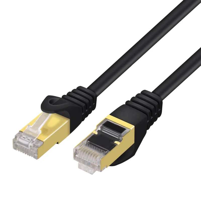 Staples Tech CAT8 Network Cable - 6 ft - Black