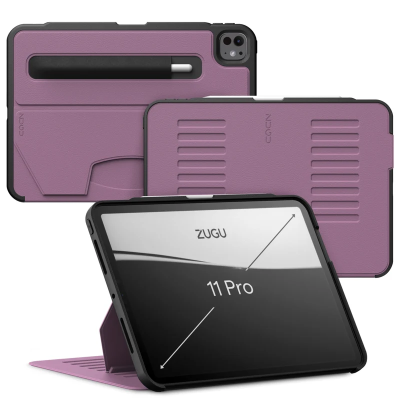 Zugu - Étui iPad Pro 11 po M4 2024 - Violet Baie