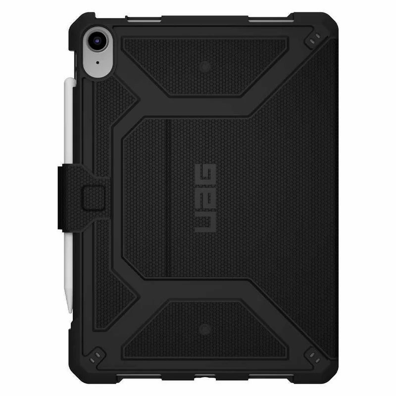 UAG - Étui Robuste Metropolis Folio iPad 10.9 2022 (10th Gen), Noir