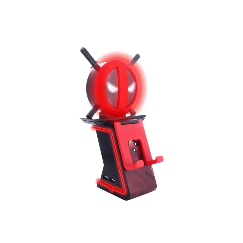 Exquisite Gaming - Marvel: Deadpool Cable Guy Ikon support de chargement pour téléphone et appareil lumière