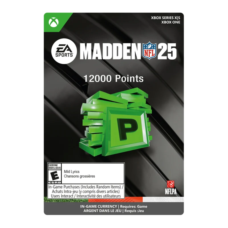 Madden NFL 25: 12000 Madden Points Xbox Series X/S & Xbox One [Digital Code]