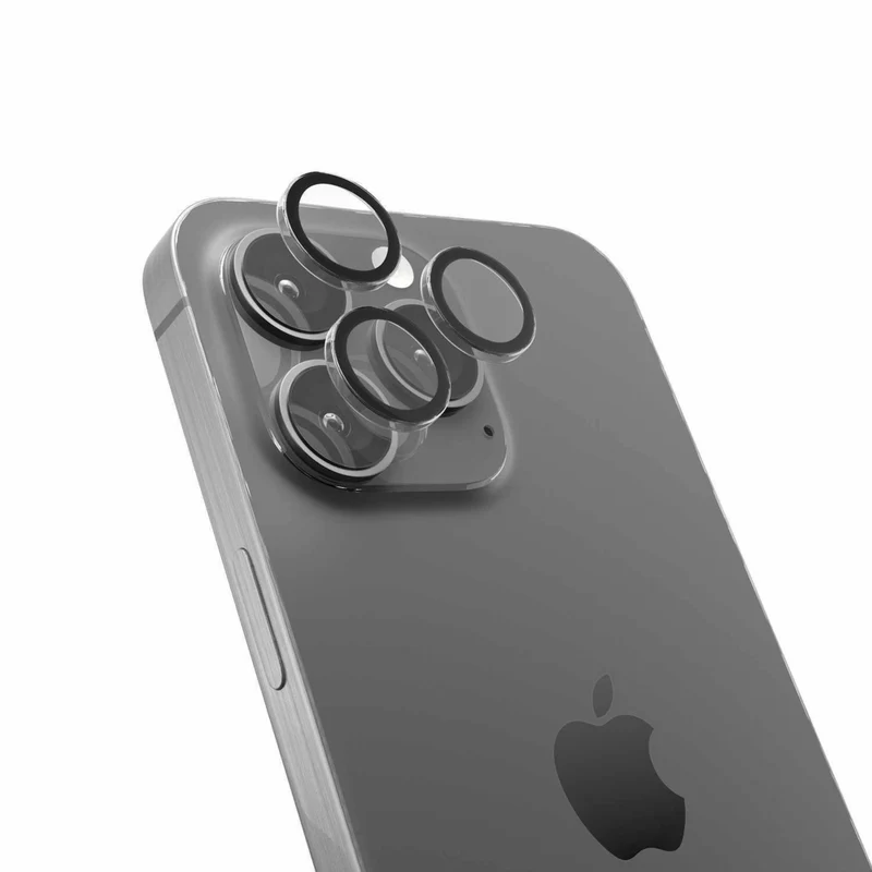 Blu Element - Protecteur d'objectif invisible 1 par 1 pour iPhone 16 Pro/16 Pro Max