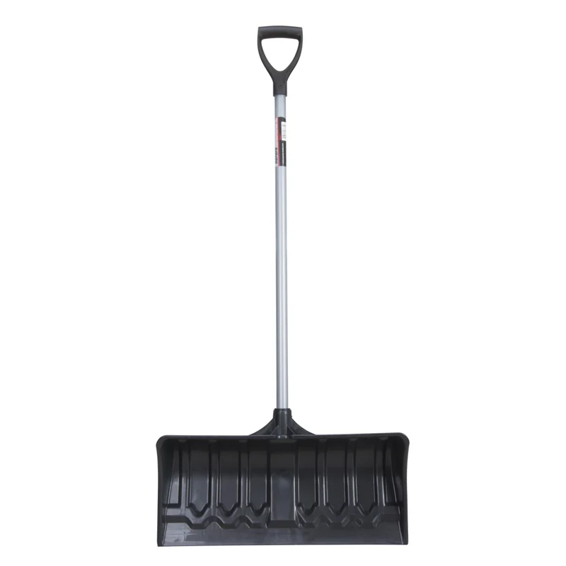 Aurora Tools Snow Pusher - Polypropylene Blade - D-Grip Handle - 24-1/2" W - 2 Pack