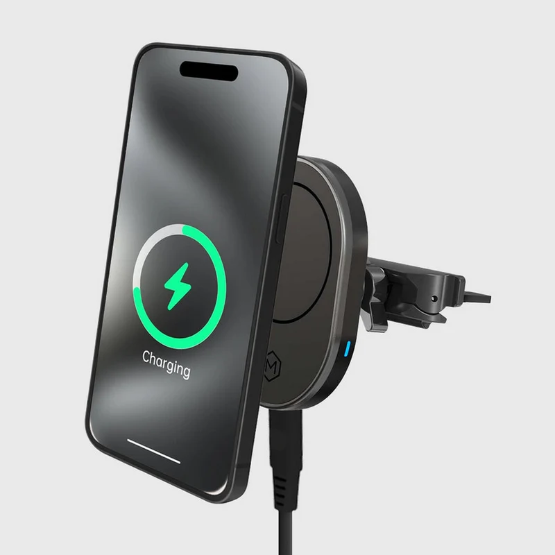 Mighty Mount MagSafe 15W Wireless Charger Mount - CD Base