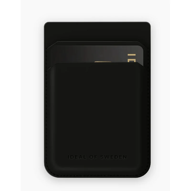 Ideal of Sweden - Porte-cartes Magnétique noir Compatible MagSafe