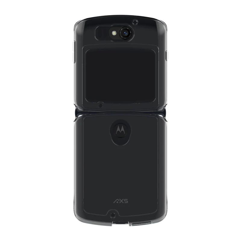 AXS - ULTRA CLEAR étui testé contre les chutes pour Moto RAZR 50 (2024) - Transparent