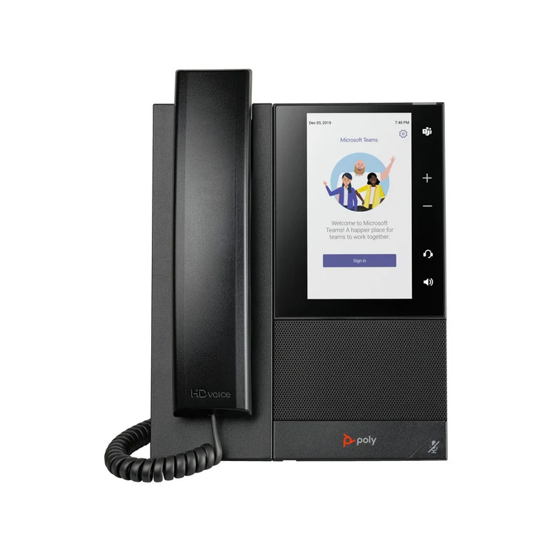 HP - Téléphone IP WiFi avec/sans fil Poly CCX 505 - Noir