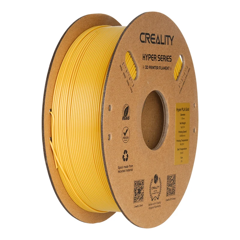 Creality HyperPLA 3D Printing Filament 1kg - Gold