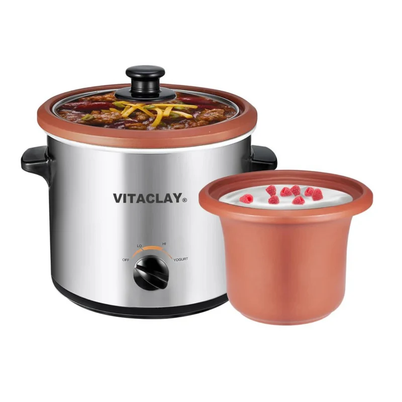 Vitaclay 2-in-1 Yogurt Maker and Slow Cooker - 2 qt.