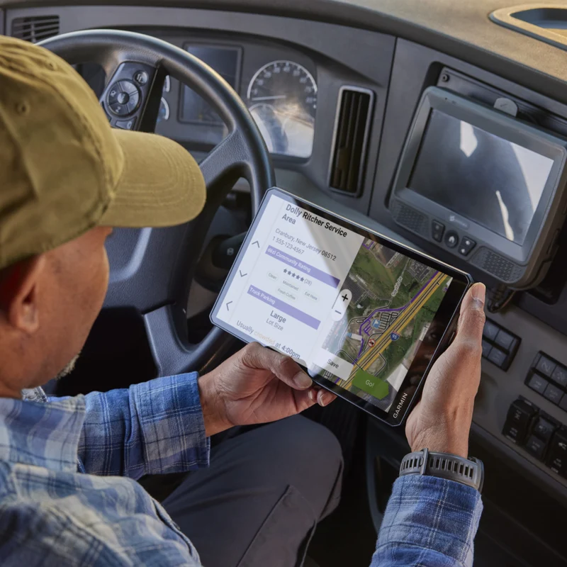 Garmin - Navigateur GPS pour camion à écran 6 pouces dēzl OTR620 - Noir