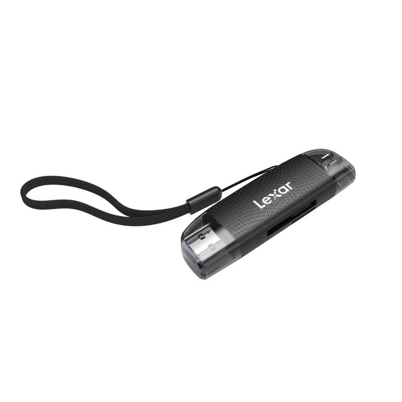 Lexar Dual-Slot USB-A/C Reader - Black