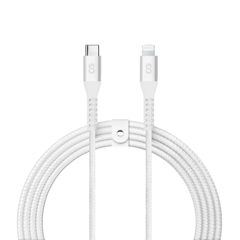 LOGiiX Vibrance Braid 1.2M USB-C to Lightning - White