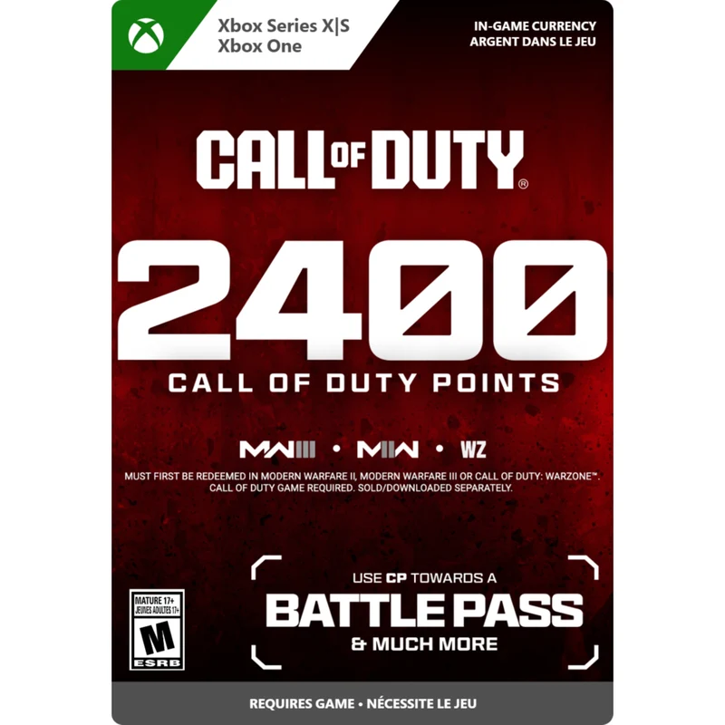 Call of Duty Points- 2,400 1P Xbox Series X/S & Xbox One [Digital Code]