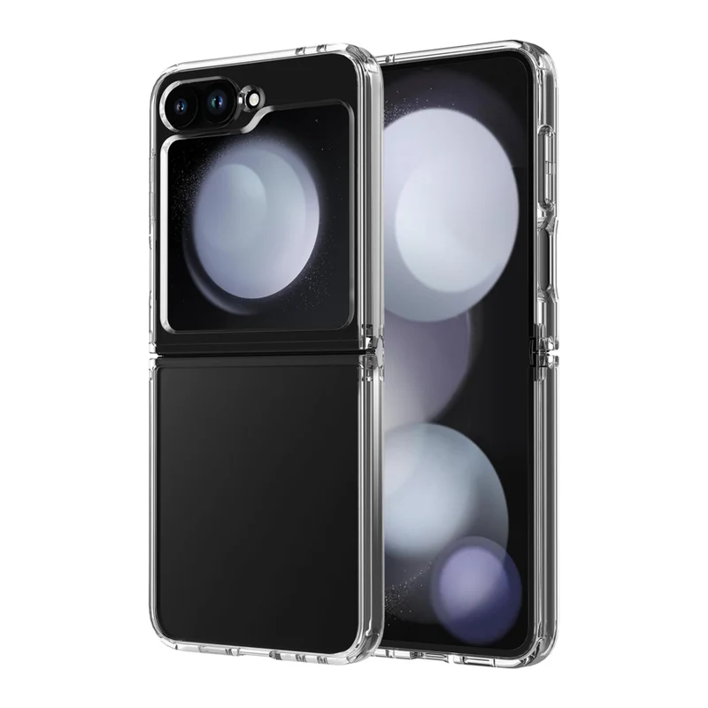 AXS - ULTRA CLEAR étui testé contre les chutes pour Samsung Galaxy Z Flip 6 - Transparent