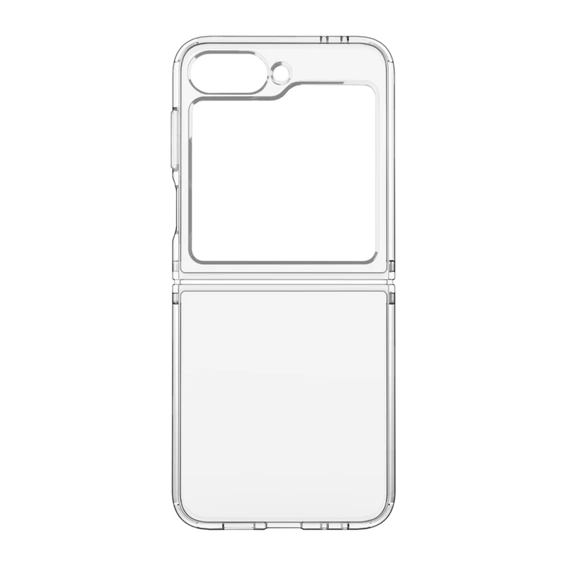 AXS - ULTRA CLEAR étui testé contre les chutes pour Samsung Galaxy Z Flip 6 - Transparent