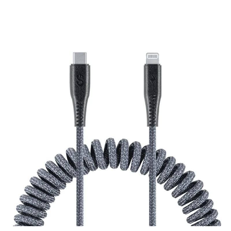 LOGiiX Piston Connect Coil USB-C to Lightning - Grey