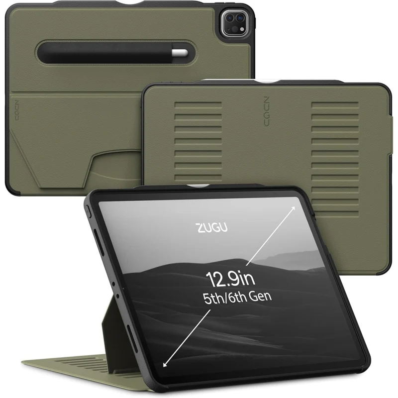 Zugu Case for 12.9" iPad Pro 2021/2022 - Limited Edition - Olive Green