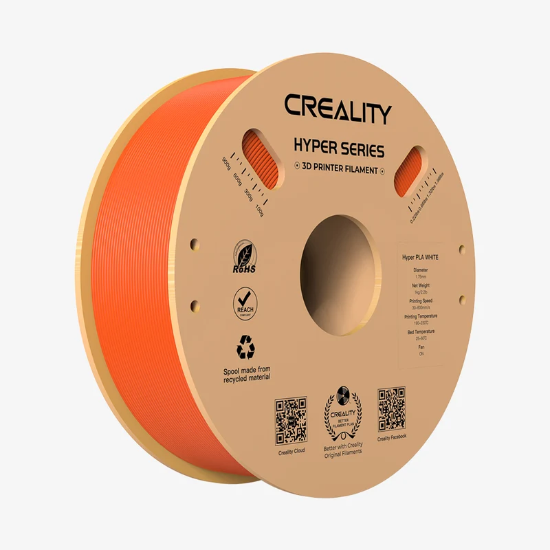 Creality HypeRPLA 3D Printing Filament - 1 kg - Orange