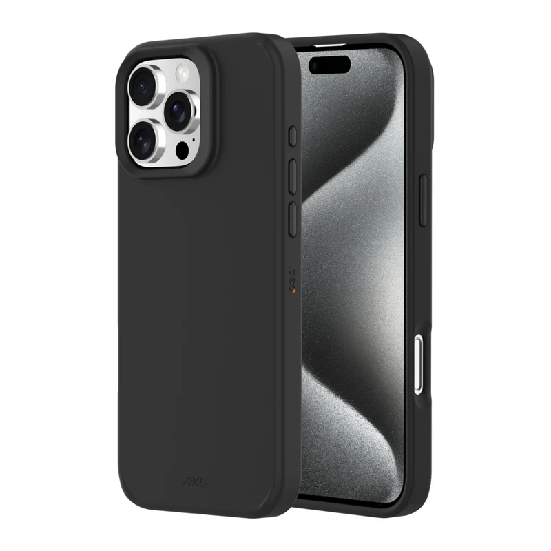 AXS PROTech Pulse D3O MagSafe Compatible Case Made with Recycled Materials for Apple iPhone 16 Pro Max - Black