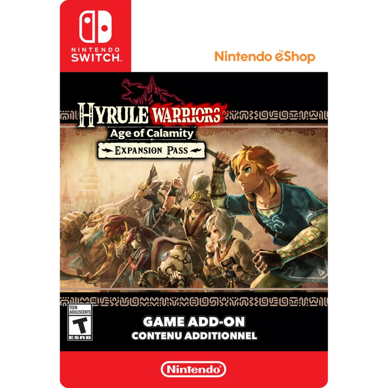 Hyrule Warriors: Age of Calamity Expansion Pass DLC for Nintendo Switch [Code Electronique]