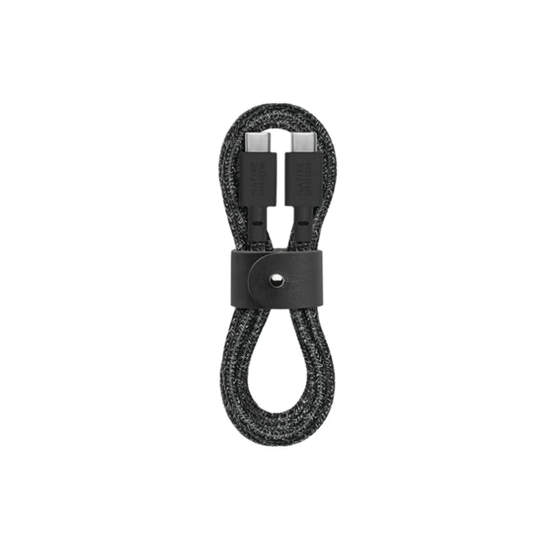 Native Union Belt USB-C to USB-C 1.2m Cable - Cosmos Black