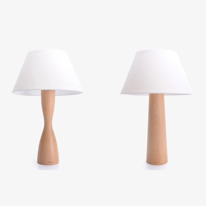 Decent Living 2-Piece Beech Table Lamp