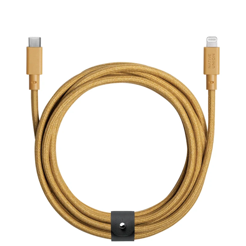 Native Union Belt XL USB-C to Lightning 3m Cable - Kraft