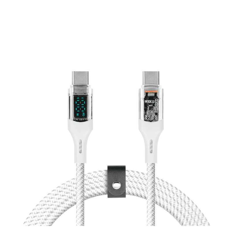 LOGiiX - Piston Connect Cristal 1,5M 100W - Blanc