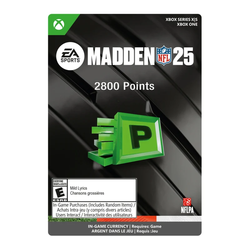 Madden NFL 25: 2800 Madden Points Xbox Series X/S & Xbox One [Digital Code]