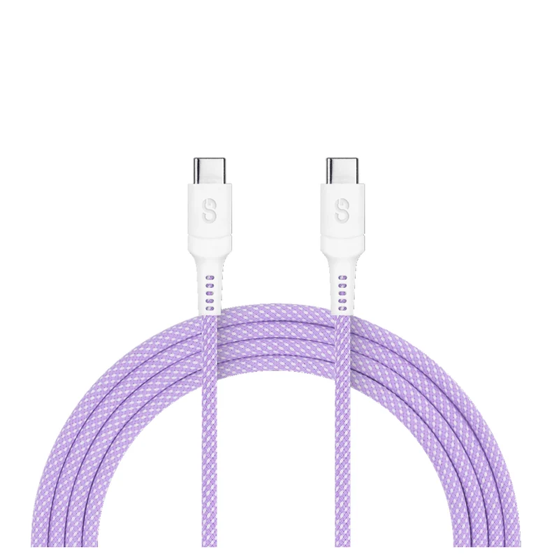 LOGiiX Vibrance Connect 100W USB-C to USB-C - Purple