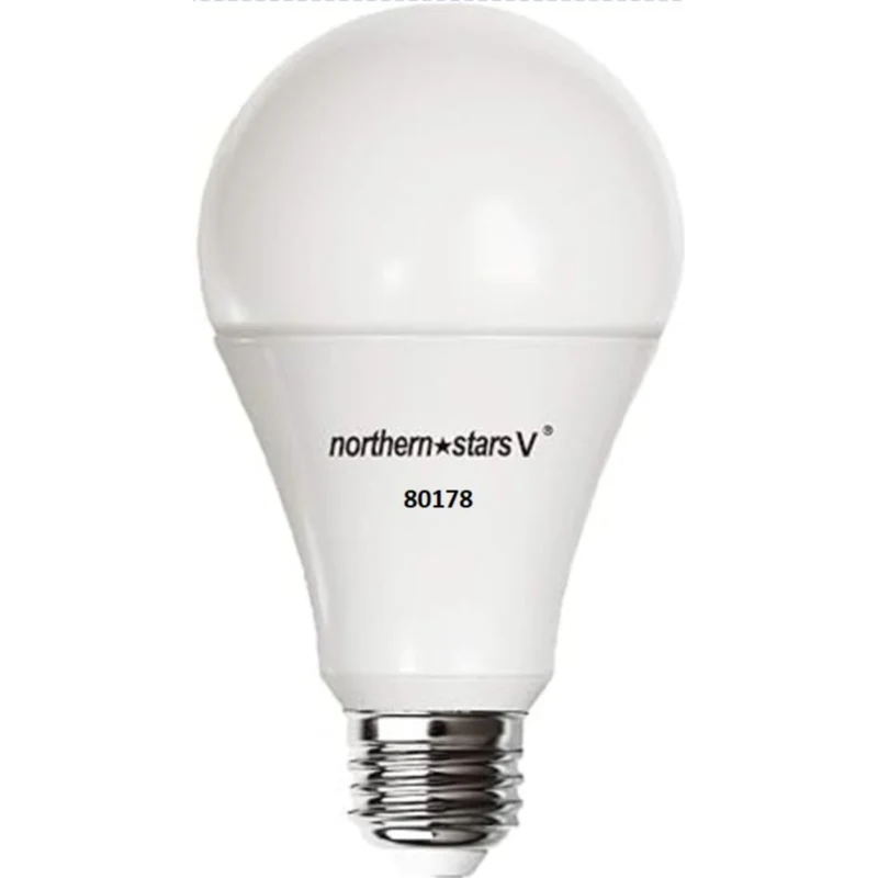 Northern Stars - DEL Ampoule LE-9A19/Capteur de Mouvement 4000K 120V 9W E26 800 Capteur de Mouvement - Paquet de 10