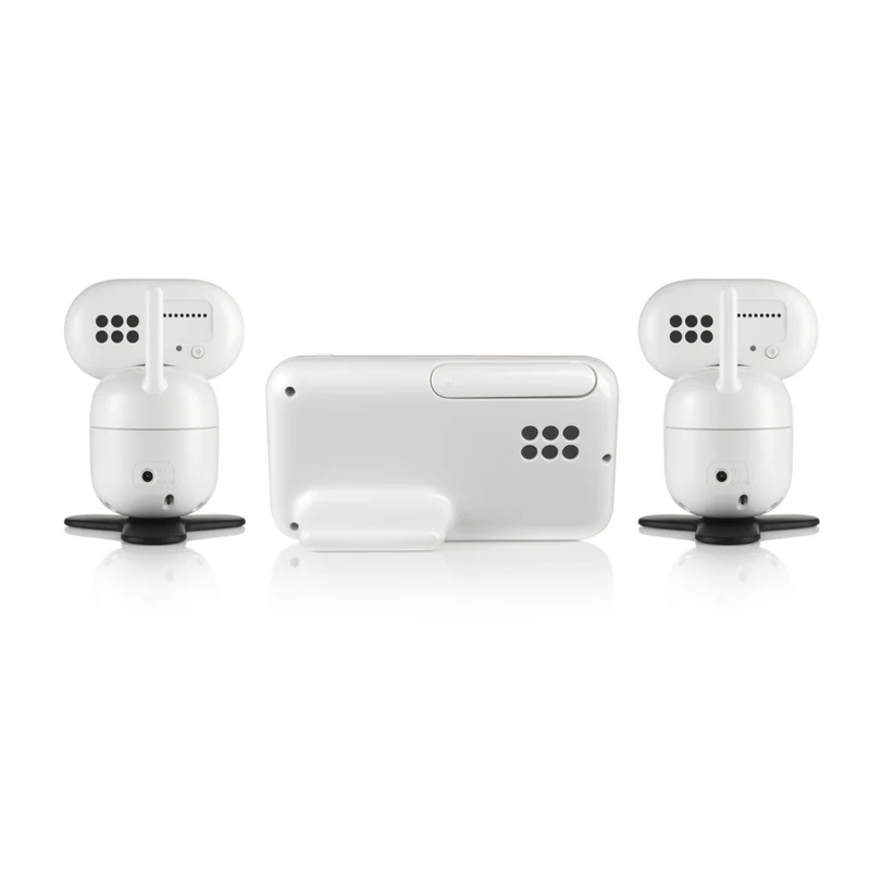 Motorola PIP1510 Connect Wi-Fi Video Motorized Smart Baby Monitor - White - 2 Camera Set