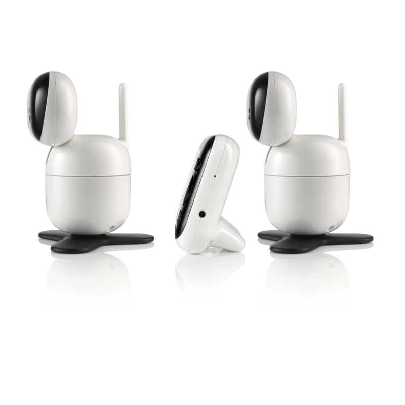 Motorola PIP1510 Connect Wi-Fi Video Motorized Smart Baby Monitor - White - 2 Camera Set